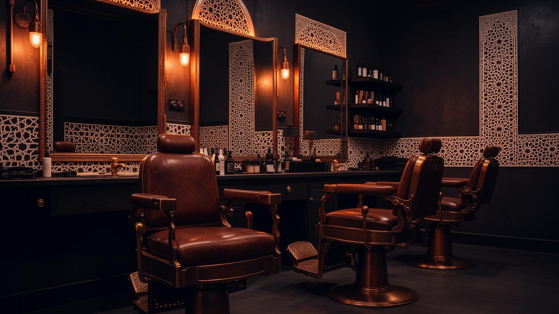 Noureddine's Gentleman Barber Shop interior